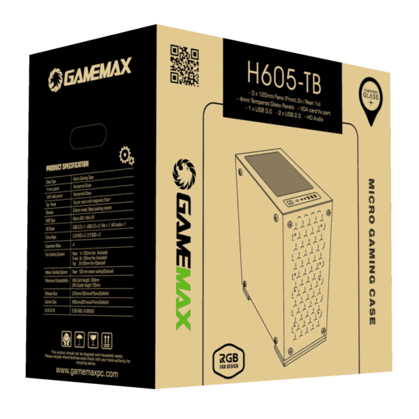 GameMax H605-TB Gaming PC Casing